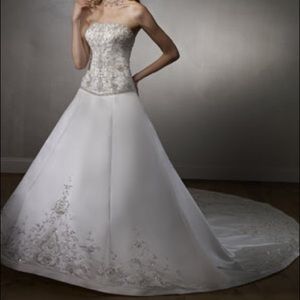 Mori Lee wedding dress with Full Cathedral Train